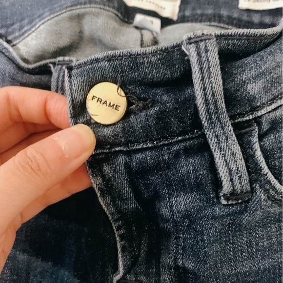 Frame le skinny de Jeanne crop indigo denim - Picture 9 of 11